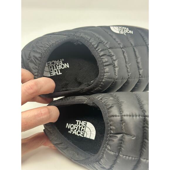 The North Face Thermoball Black Traction Mules Slip On Quilted Slippers Size 5 - Picture 6 of 7